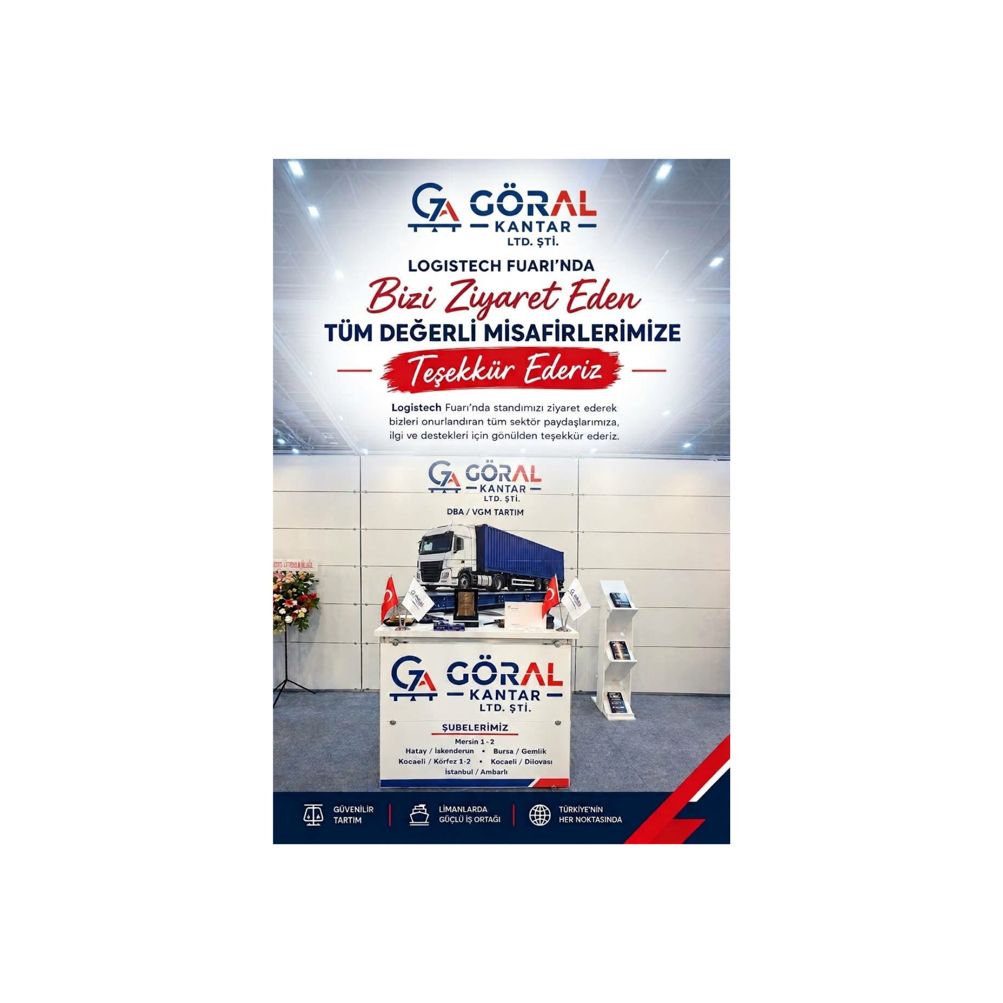 Göral Kantar, LOGİSTECH 2026’da Sektör Temsilcileriyle Buluştu